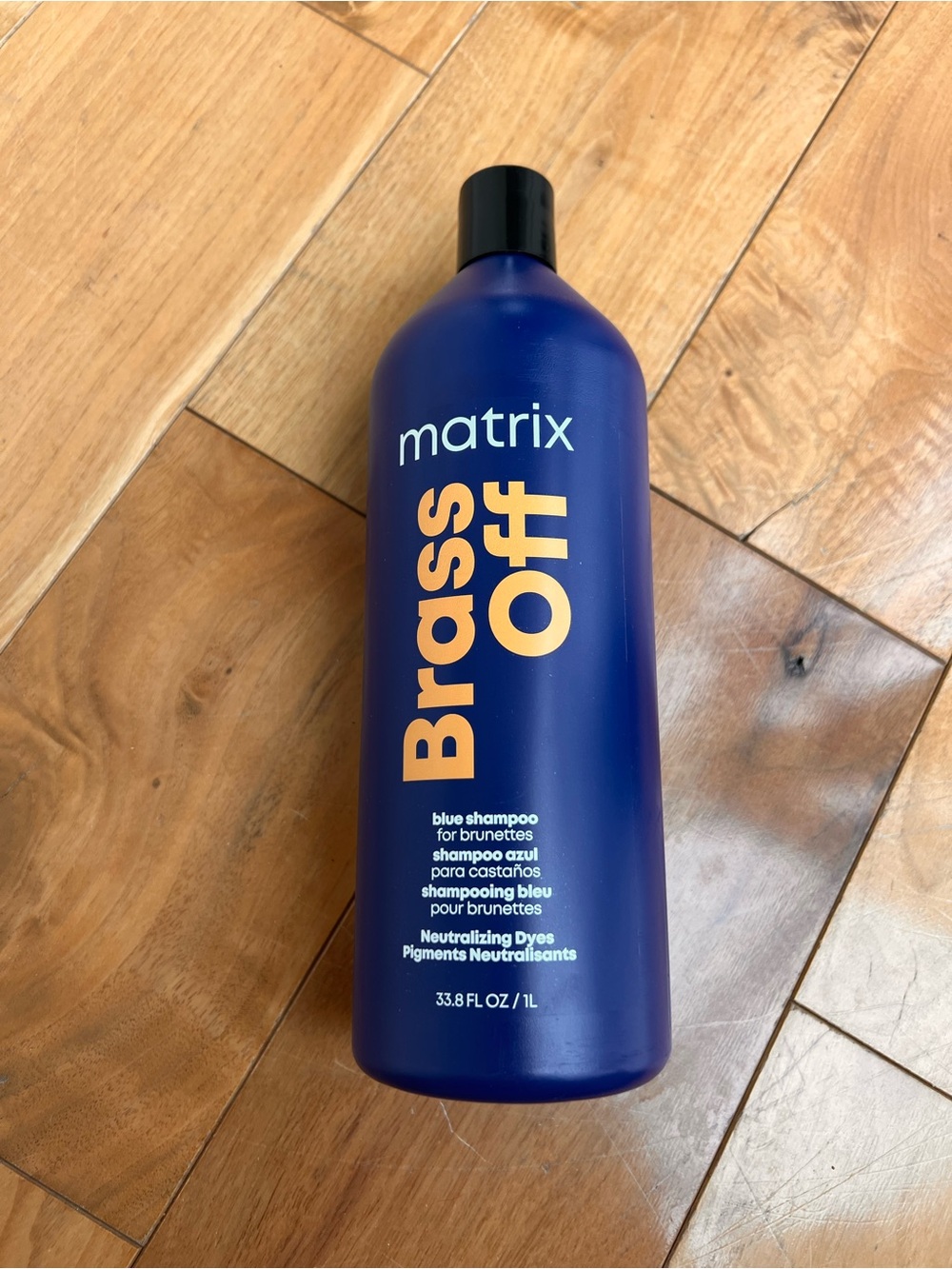 Matix Brass Off Blue Shampoo with Yellow Label